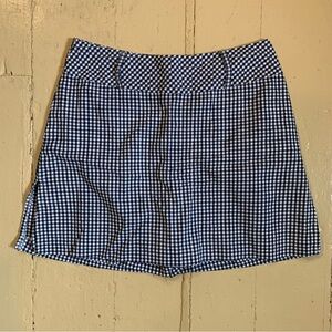 Vintage Ricki's Black and White Checkered Skort